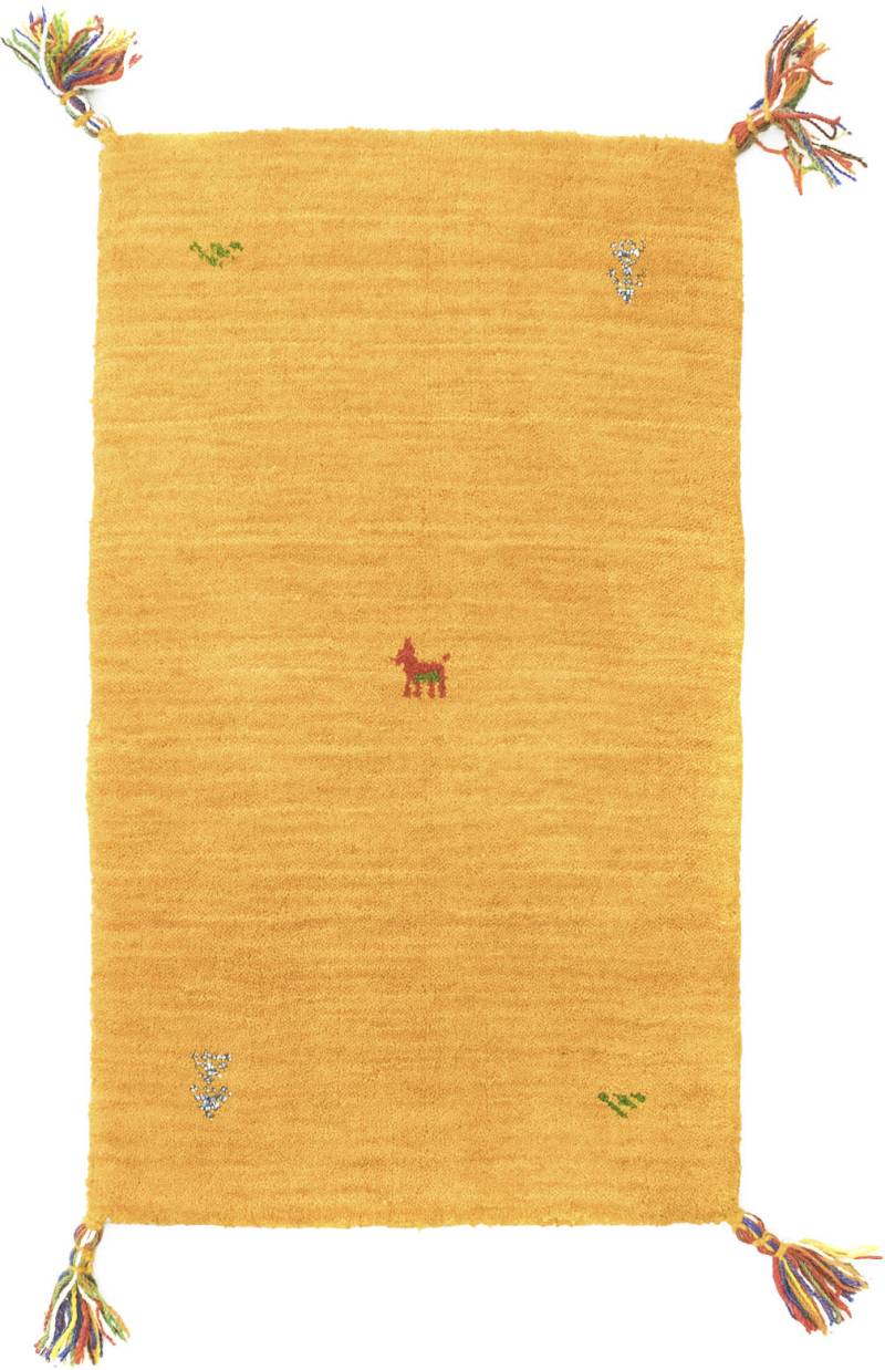 morgenland Wollteppich »Gabbeh Teppich Agra«, rechteckig, 14 mm Höhe, Kurzflor von morgenland