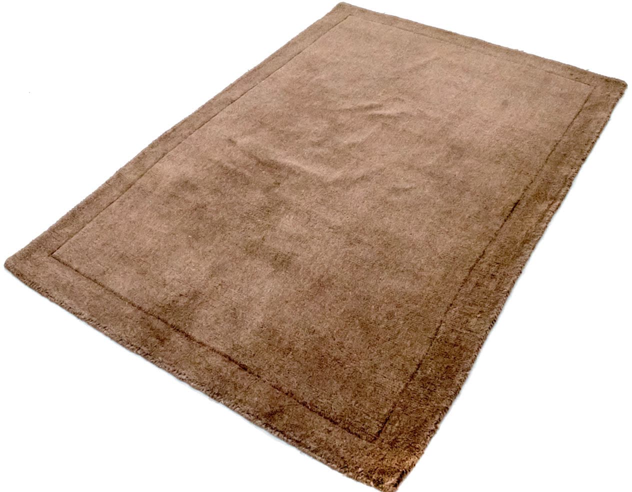 morgenland Wollteppich »Gabbeh Teppich handgetuftet braun«, rechteckig, Kurzflor von morgenland