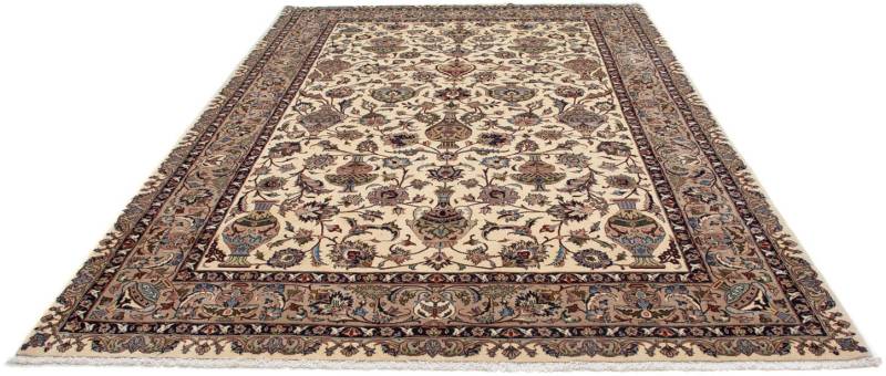 morgenland Wollteppich »Kaschmar Blumenmuster Beige 302 x 205 cm«, rechteckig von morgenland