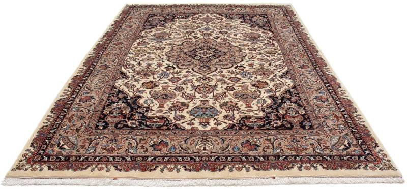 morgenland Wollteppich »Kaschmar Medaillon Beige 295 x 195 cm«, rechteckig von morgenland