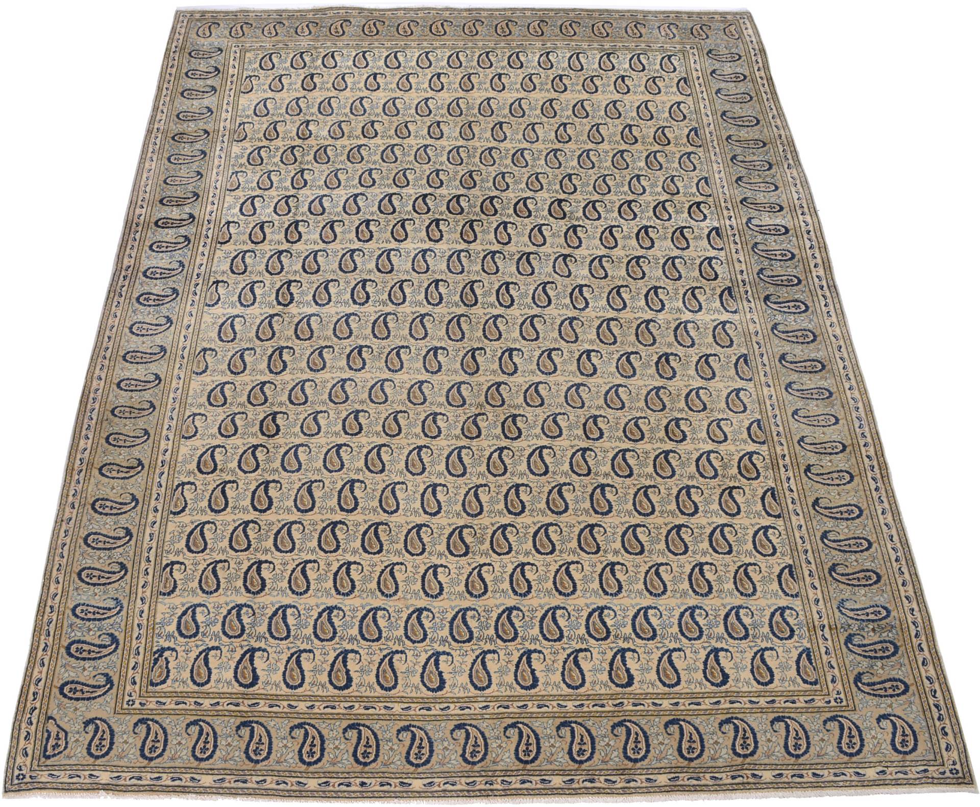 morgenland Wollteppich »Kashan Teppich handgeknüpft«, rechteckig von morgenland