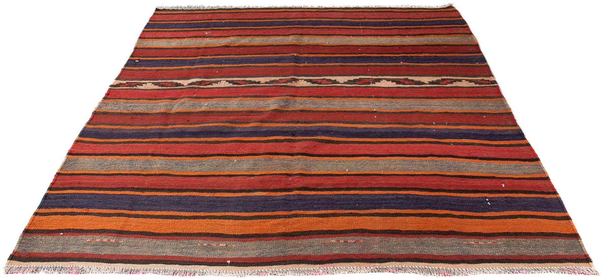 morgenland Wollteppich »Kelim - Old - 160 x 185 cm - mehrfarbig«, quadratisch, Wohnzimmer, Einzelstück von morgenland