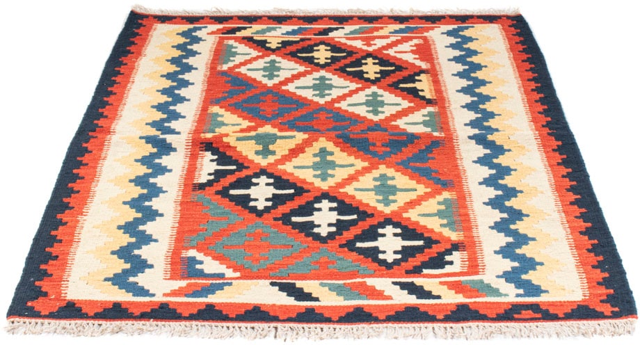 morgenland Wollteppich »Kelim - Oriental - 145 x 108 cm - mehrfarbig«, rechteckig von morgenland