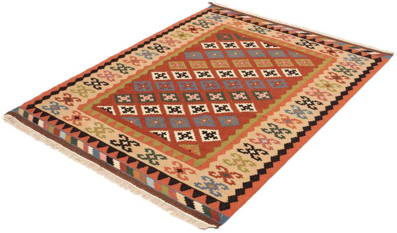 morgenland Wollteppich »Kelim - Oriental - 148 x 106 cm - braun«, rechteckig von morgenland