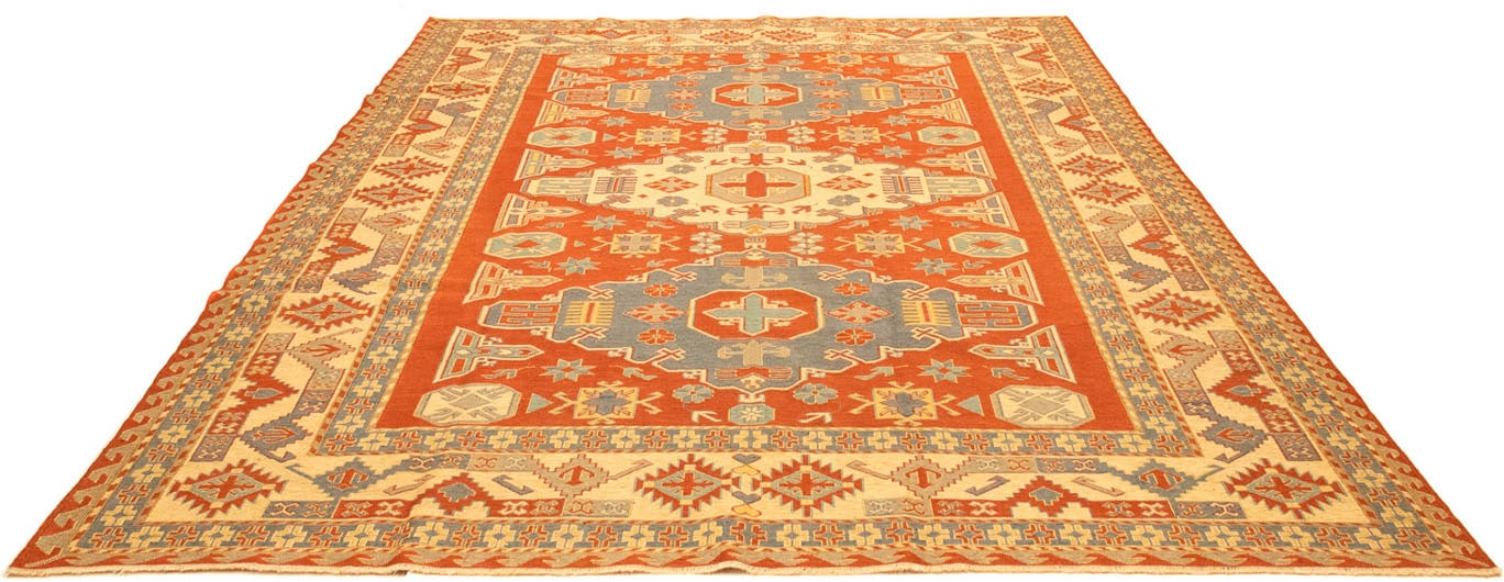 morgenland Wollteppich »Kelim - Oriental - 255 x 208 cm - orange«, rechteckig von morgenland