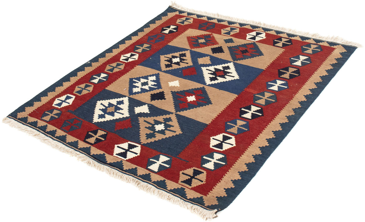 morgenland Wollteppich »Kelim - Oriental quadratisch - 100 x 97 cm - mehrfarbig«, quadratisch von morgenland