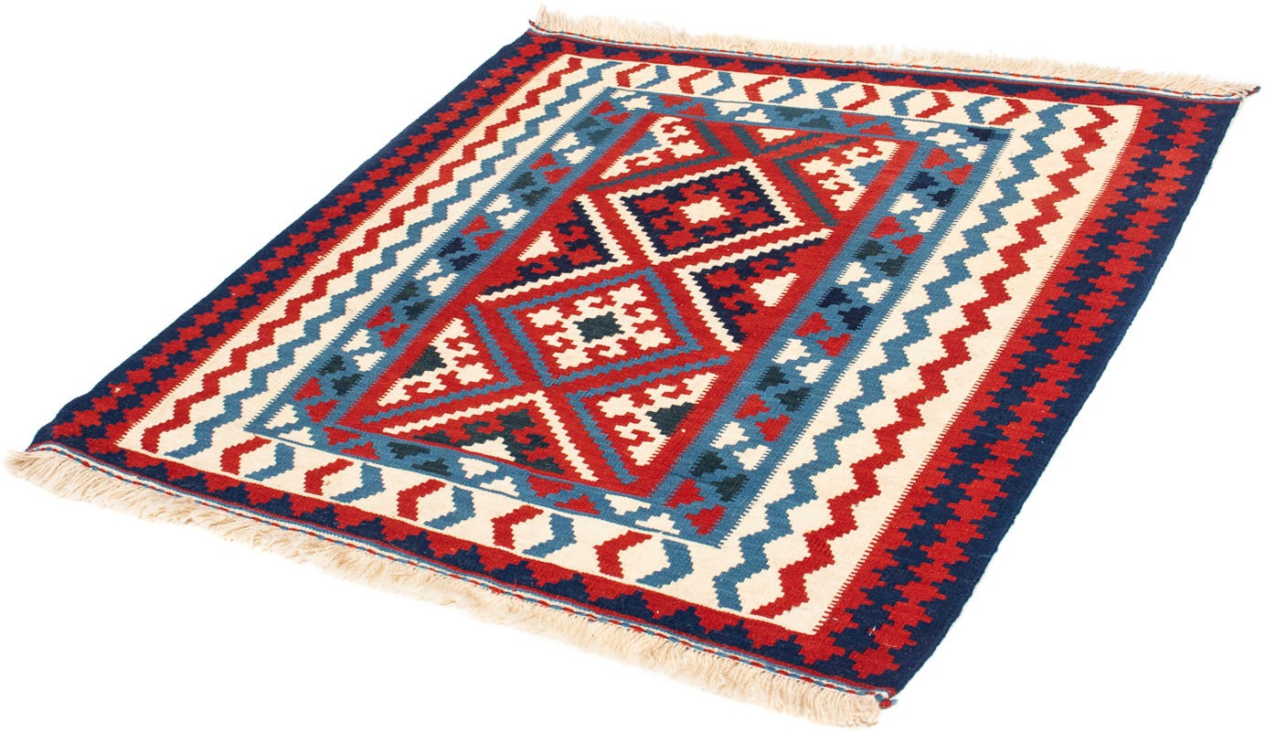 morgenland Wollteppich »Kelim - Oriental quadratisch - 106 x 105 cm - mehrfarbig«, quadratisch von morgenland