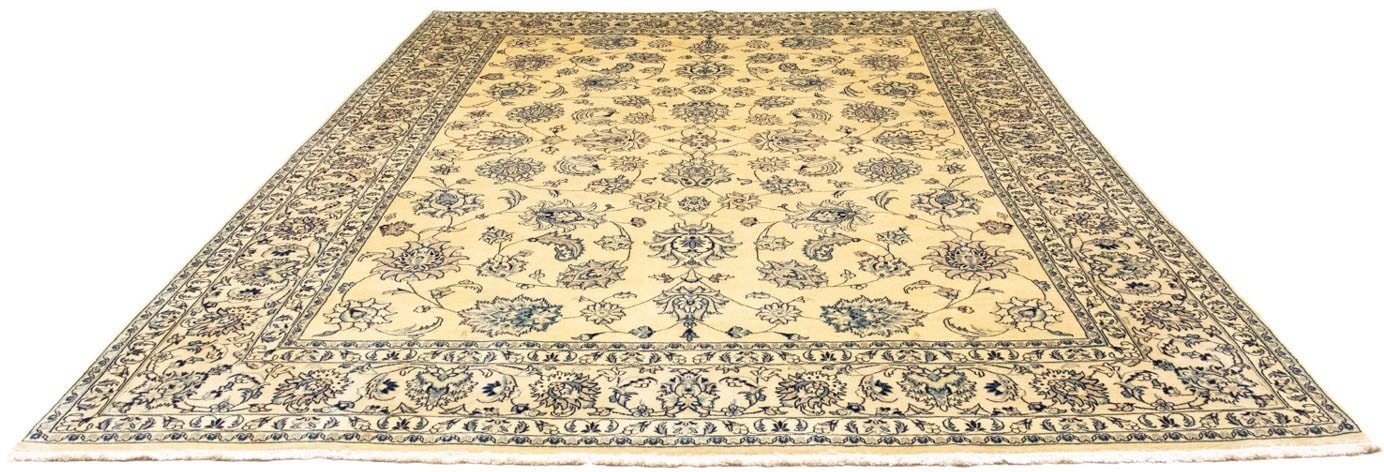 morgenland Wollteppich »Maschad Durchgemustert Beige chiaro 342 x 250 cm«, rechteckig von morgenland