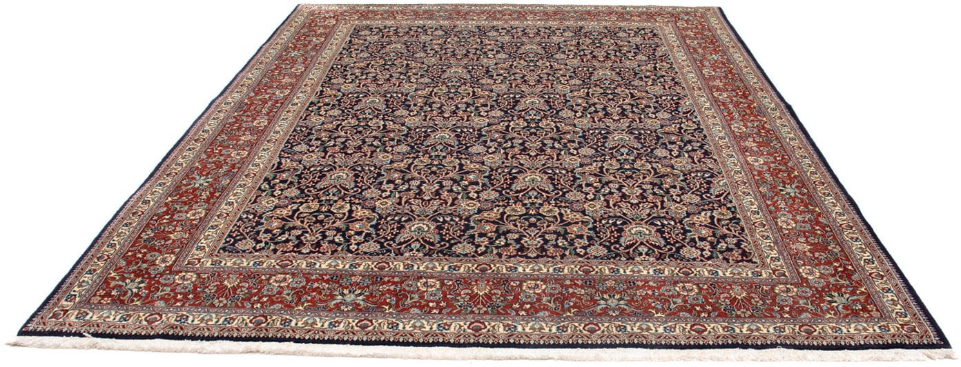 morgenland Wollteppich »Moud Blumenmuster Nero 272 x 218 cm«, rechteckig von morgenland