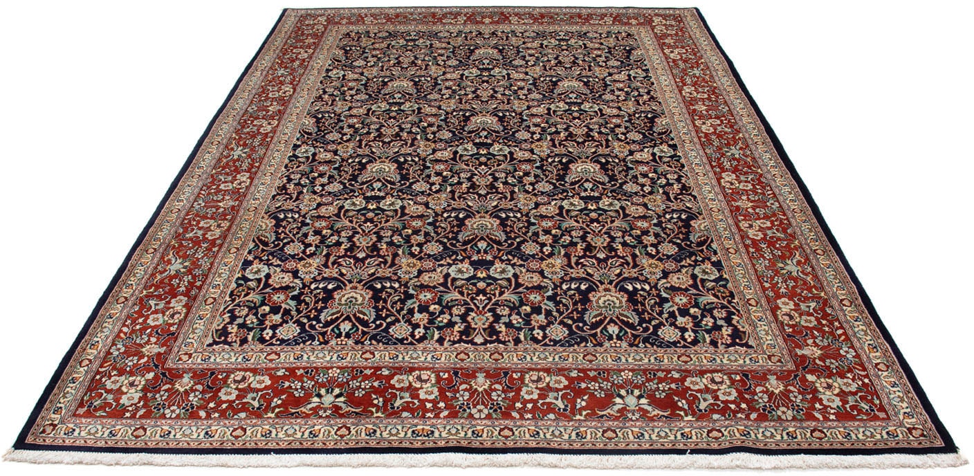 morgenland Wollteppich »Moud Blumenmuster Nero 285 x 196 cm«, rechteckig von morgenland