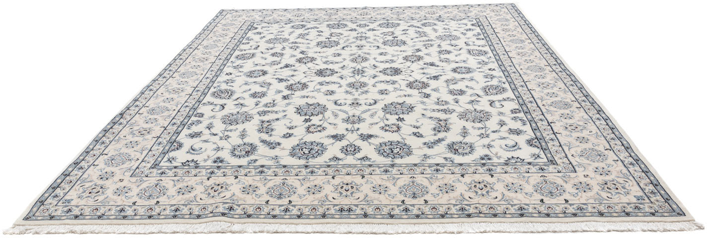 morgenland Wollteppich »Nain 6la Blumenmuster Argento 303 x 250 cm«, rechteckig von morgenland