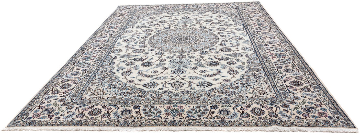 morgenland Wollteppich »Nain 9la Medaillon Argento 348 x 250 cm«, rechteckig von morgenland