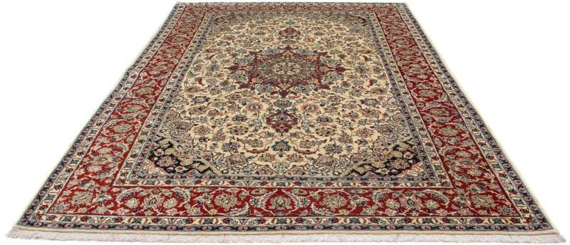 morgenland Wollteppich »Najafabad Medaillon Beige 305 x 207 cm«, rechteckig von morgenland