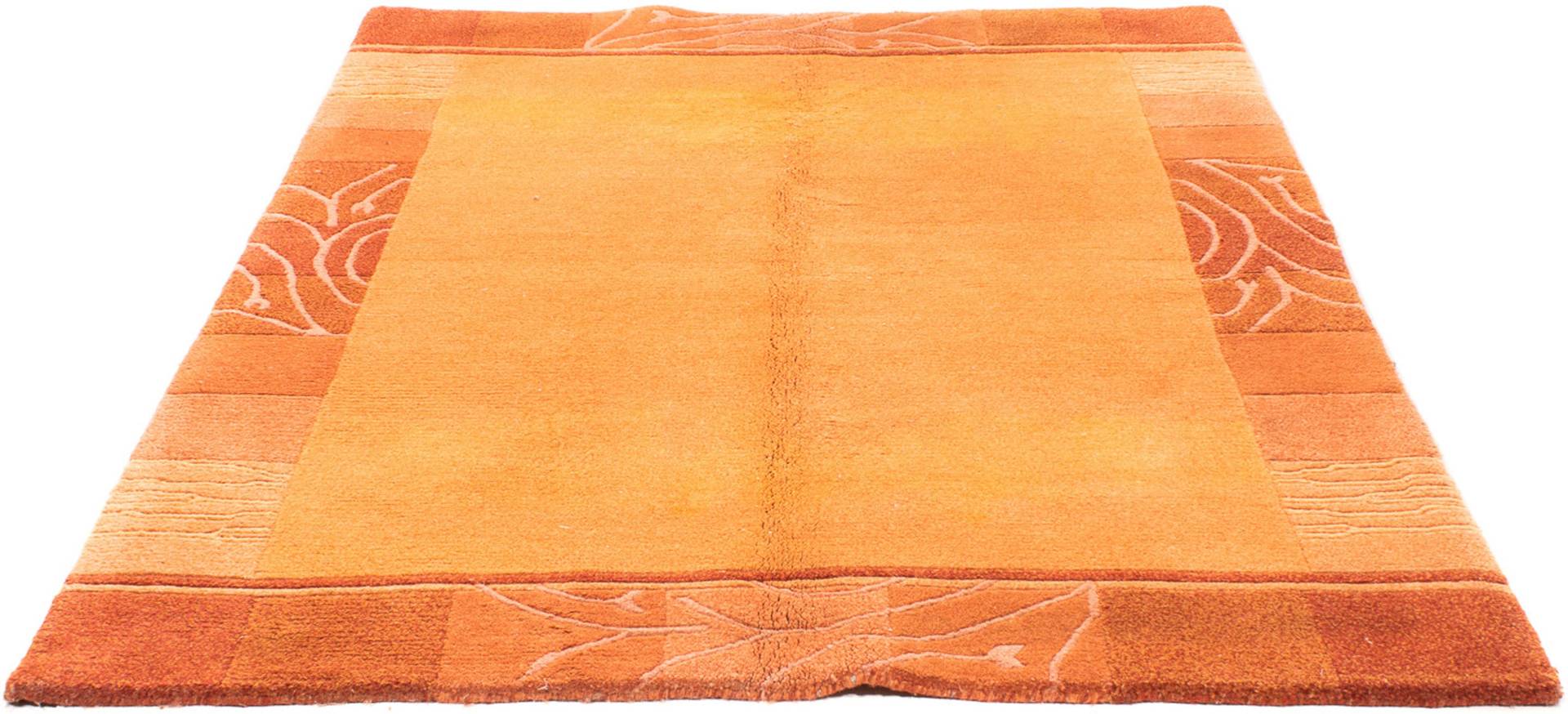 morgenland Wollteppich »Nepal - 200 x 140 cm - orange«, rechteckig von morgenland