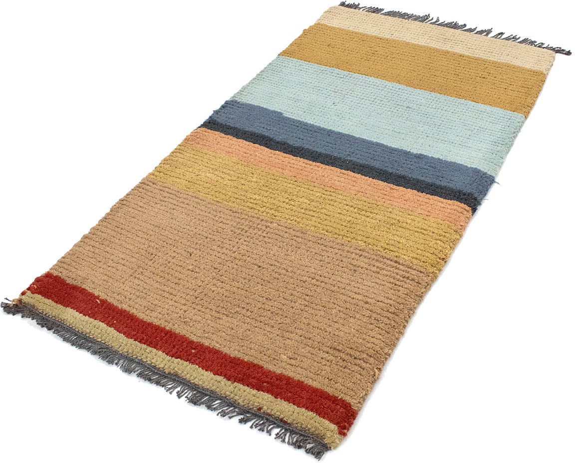 morgenland Wollteppich »Nepal Teppich handgeknüpft mehrfarbig«, rechteckig, handgeknüpft von morgenland