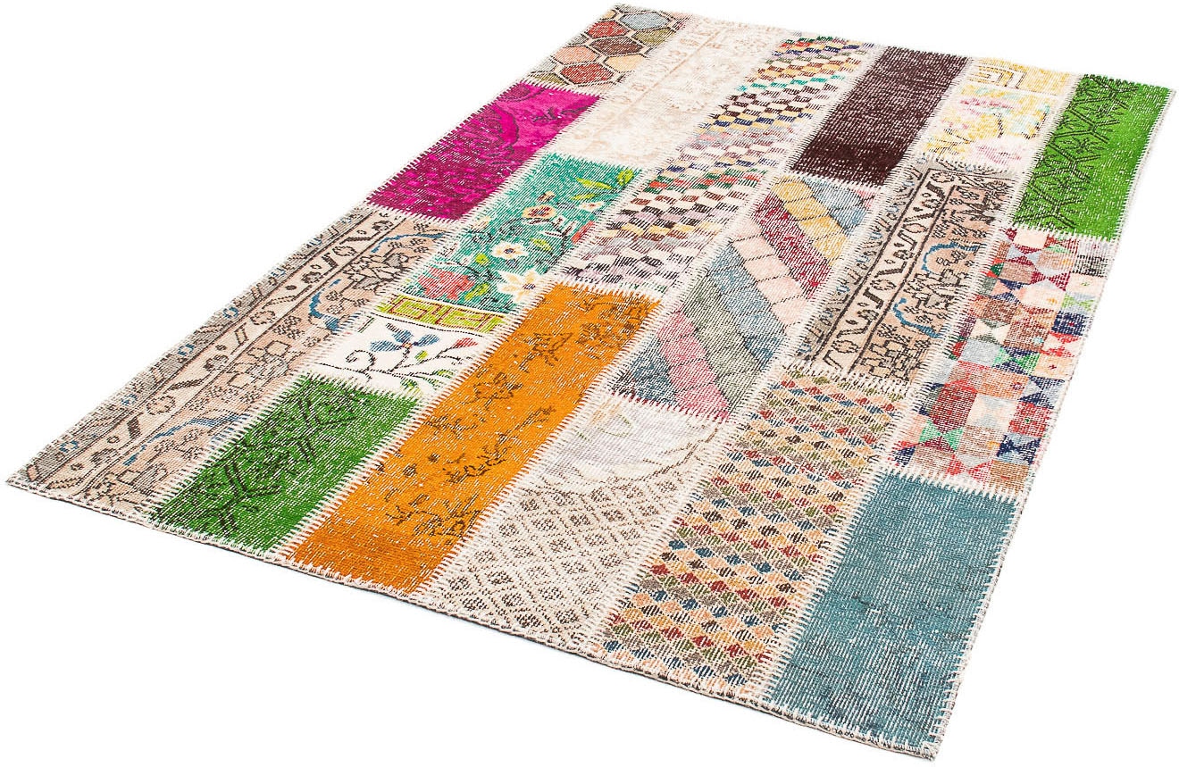 morgenland Wollteppich »Patchwork Patchwork 300 x 200 cm«, rechteckig von morgenland