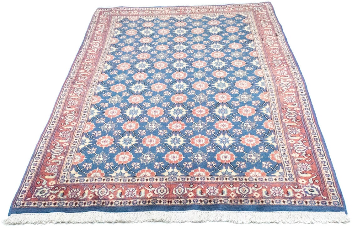 morgenland Wollteppich »Sarough Stark Gemustert Blu 205 x 121 cm«, rechteckig von morgenland