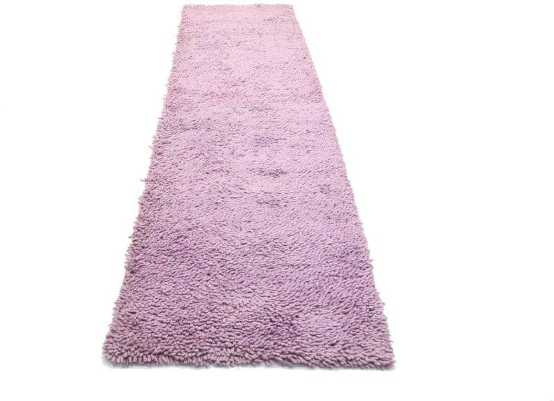 morgenland Wollteppich »Shaggy Teppich handgetuftet rosa«, rechteckig von morgenland