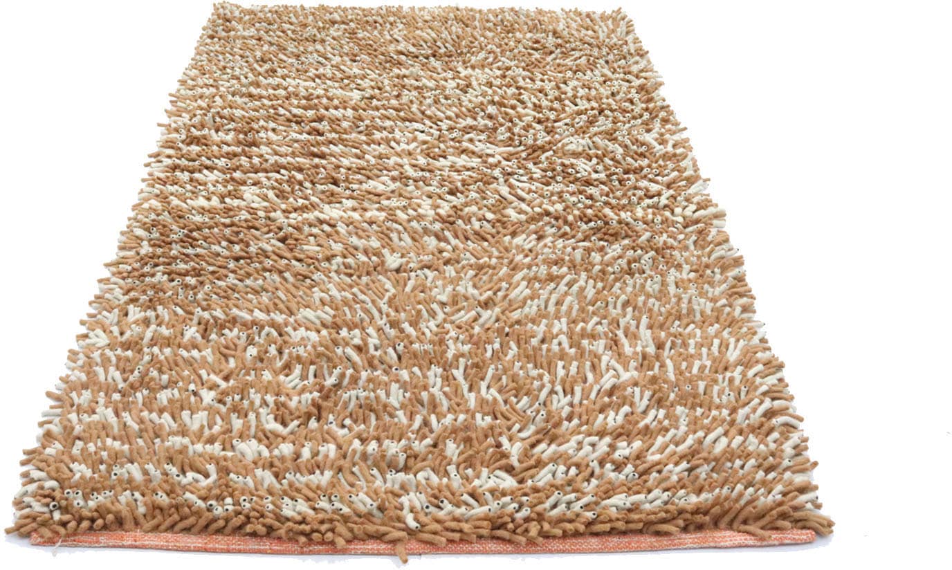 morgenland Wollteppich »Shaggy Teppich handgewebt mehrfarbig«, rechteckig von morgenland