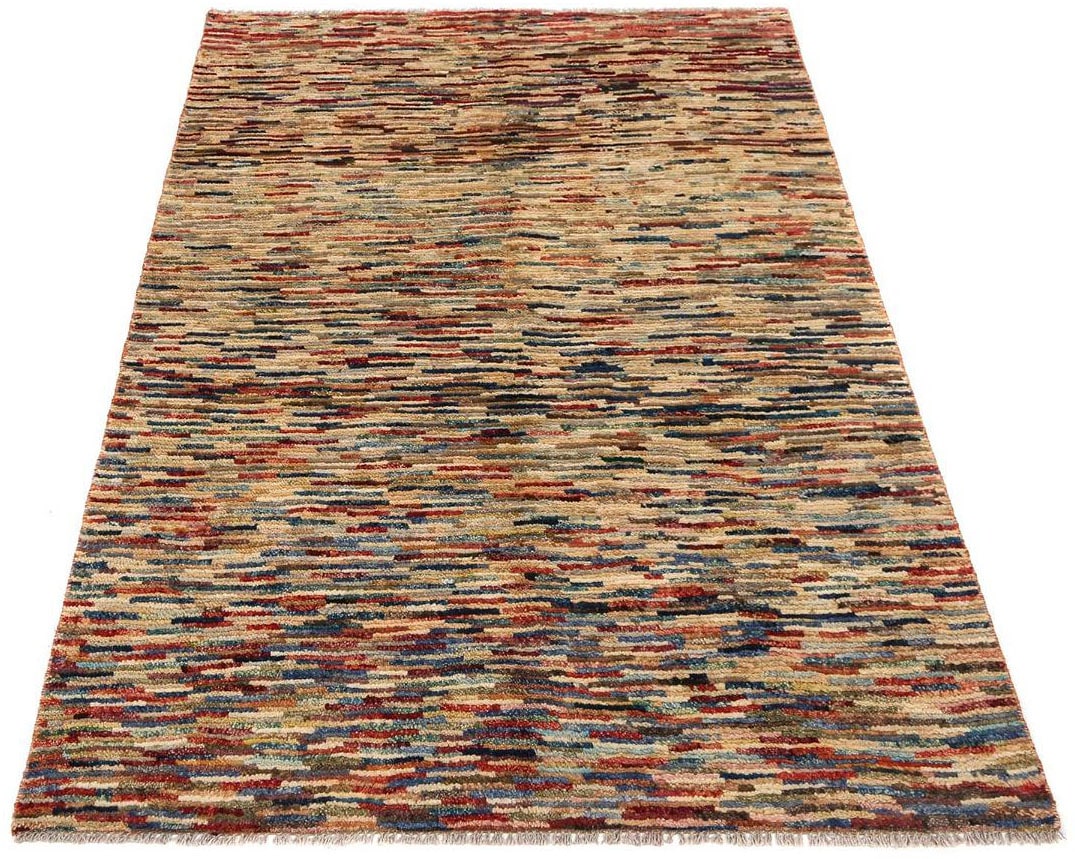 morgenland Wollteppich »Streifen Multicolore 173 x 119 cm«, rechteckig von morgenland