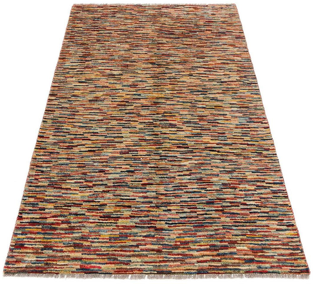 morgenland Wollteppich »Streifen Multicolore 182 x 114 cm«, rechteckig von morgenland