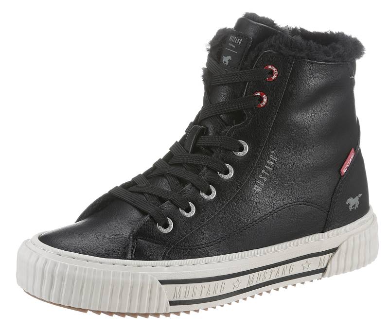 Mustang Shoes Winterboots, High Top Sneaker, Schnürboots mit Plateausohle von mustang shoes