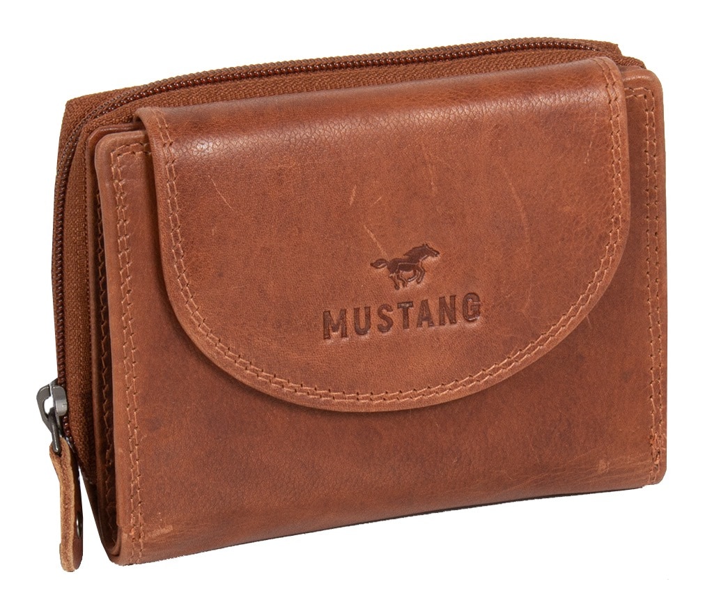 MUSTANG Geldbörse »Udine leather wallet top opening« von mustang