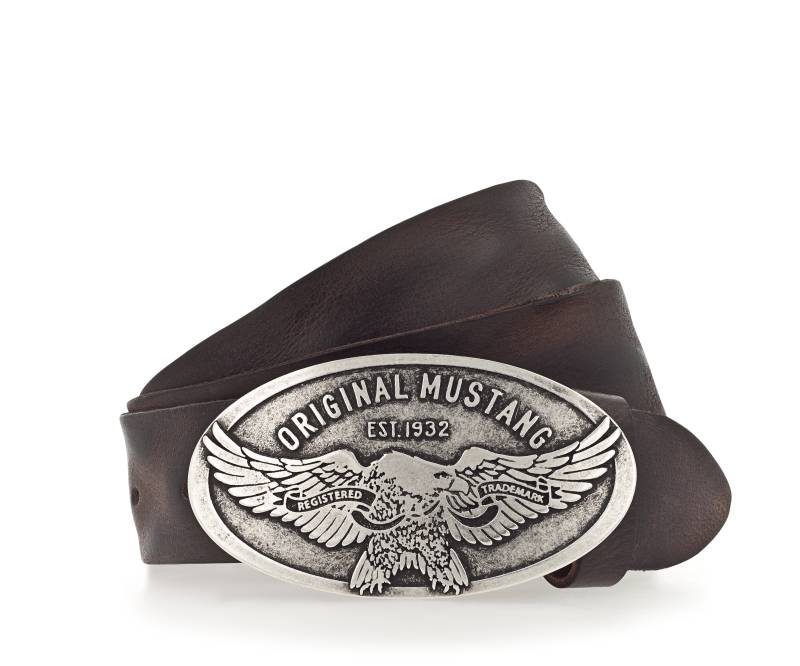 MUSTANG Koppelgürtel, Grosse ovale Schliesse mit stilisiertem Adler, 4 cm von mustang