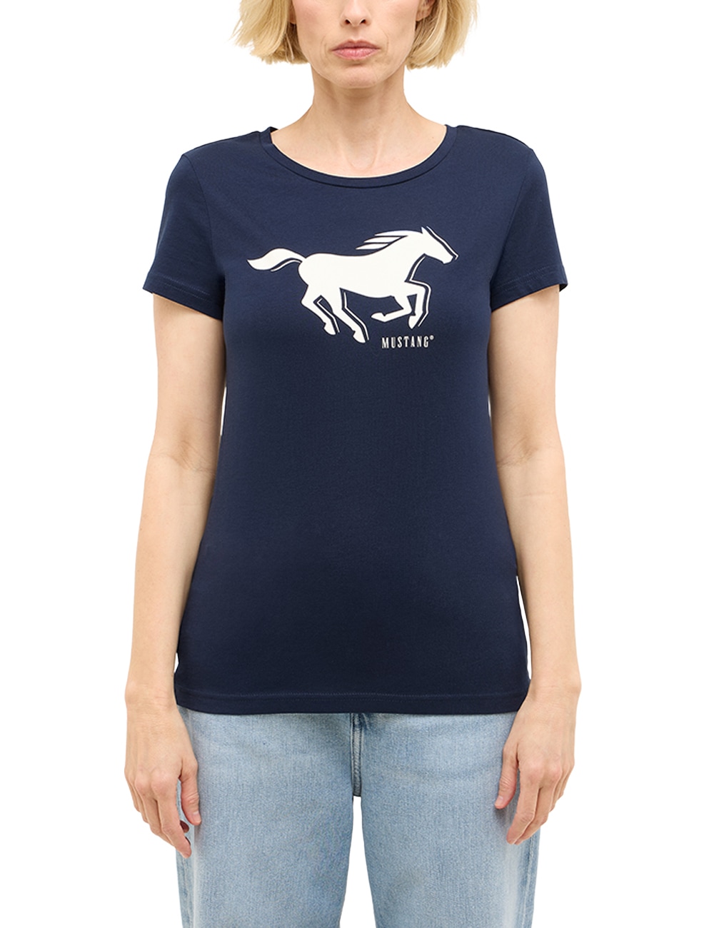 MUSTANG Kurzarmshirt »Damen Style Loa« von mustang