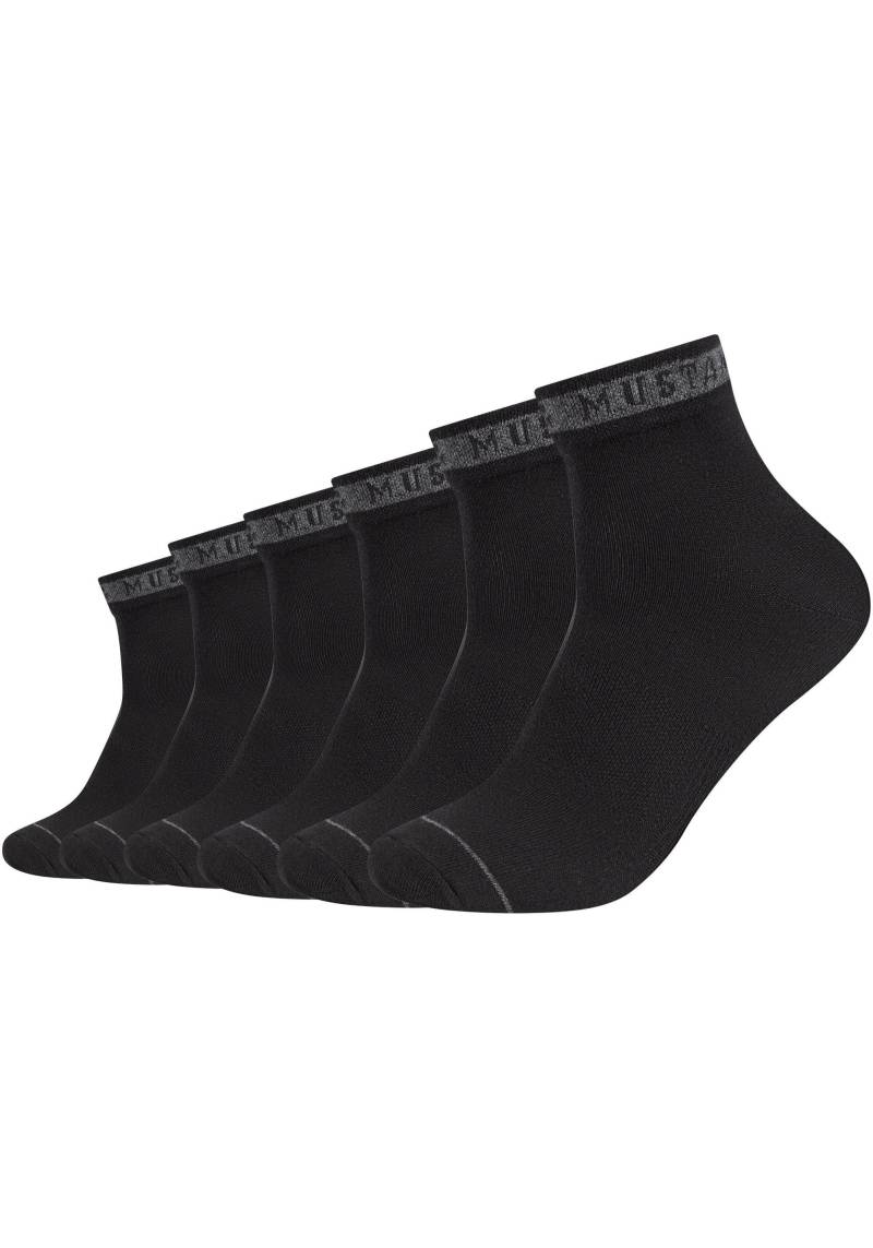 MUSTANG Kurzsocken »casual«, (6 Paar), mit hohem Baumwollanteil von mustang