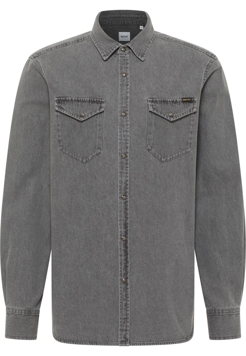 MUSTANG Langarmhemd »Herren Style Duver« von mustang
