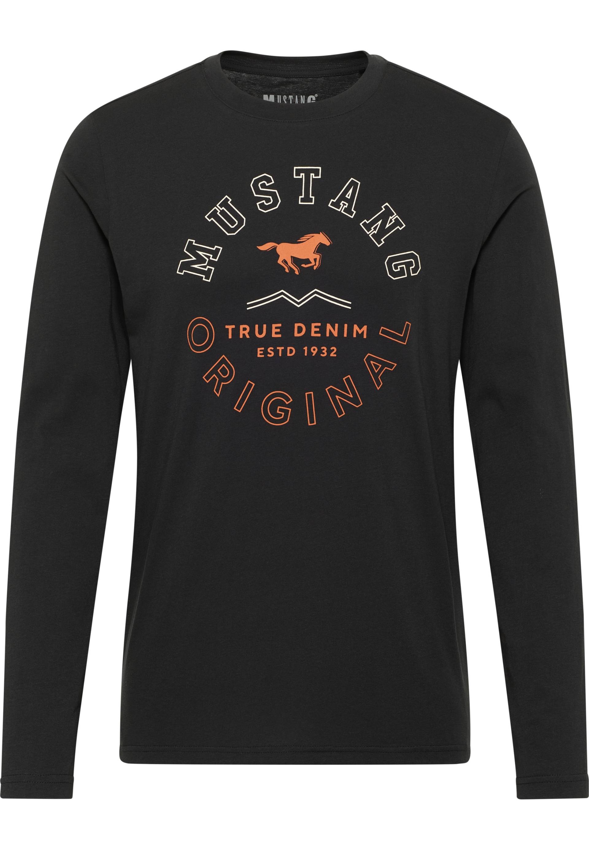 MUSTANG Langarmshirt »Style Adrian C Print« von mustang