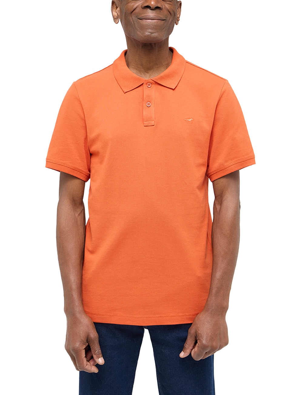 MUSTANG Poloshirt »Style Palco«, mit Logo-Stickerei von mustang