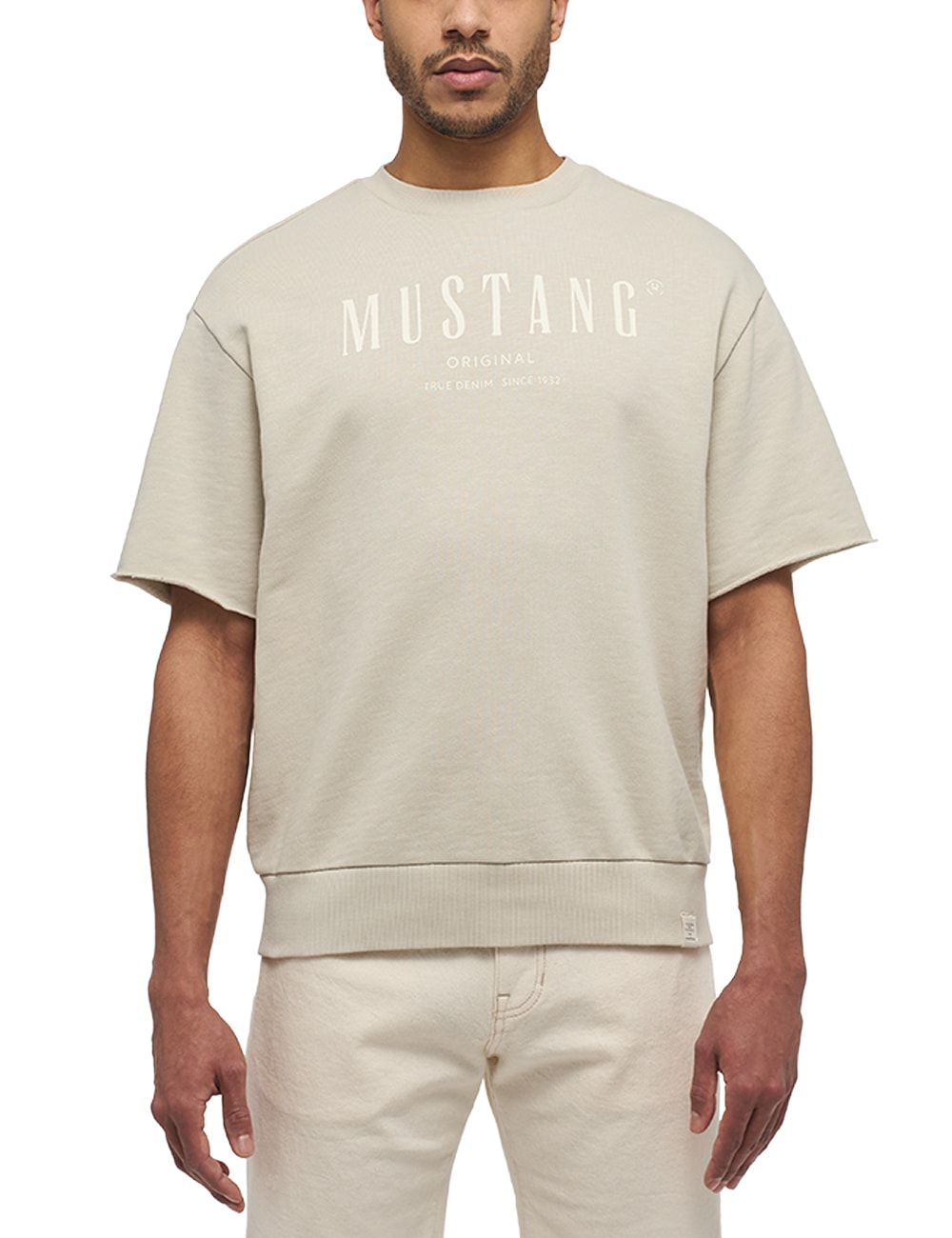 MUSTANG Sweatshirt »Style Ben Crewneck SSleeve« von mustang