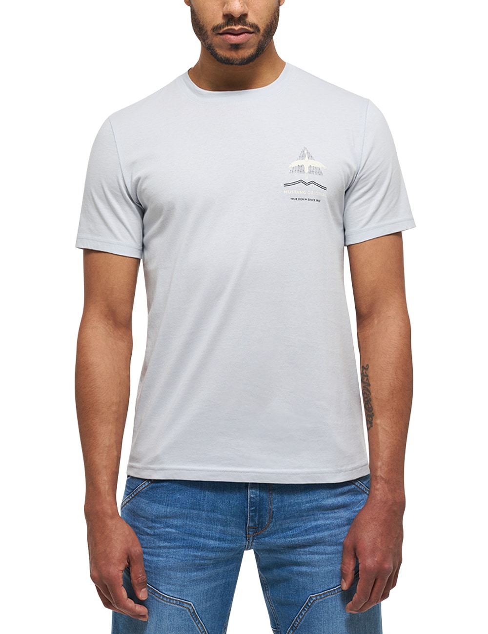 MUSTANG T-Shirt »Style Alex C Print« von mustang