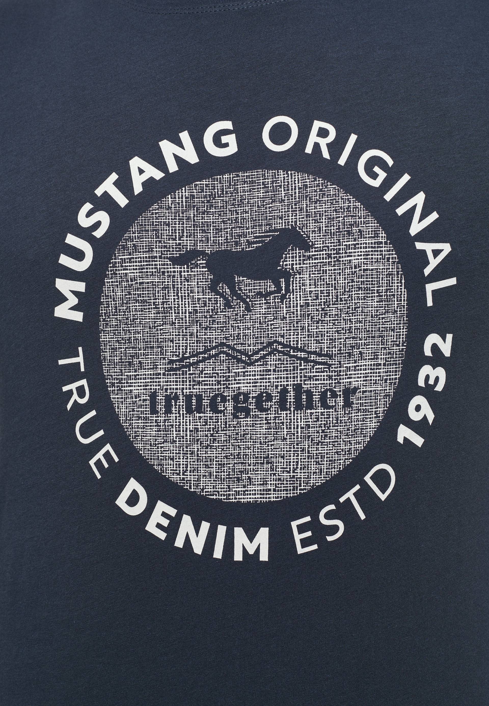 MUSTANG Kurzarmshirt »T-Shirt« von mustang