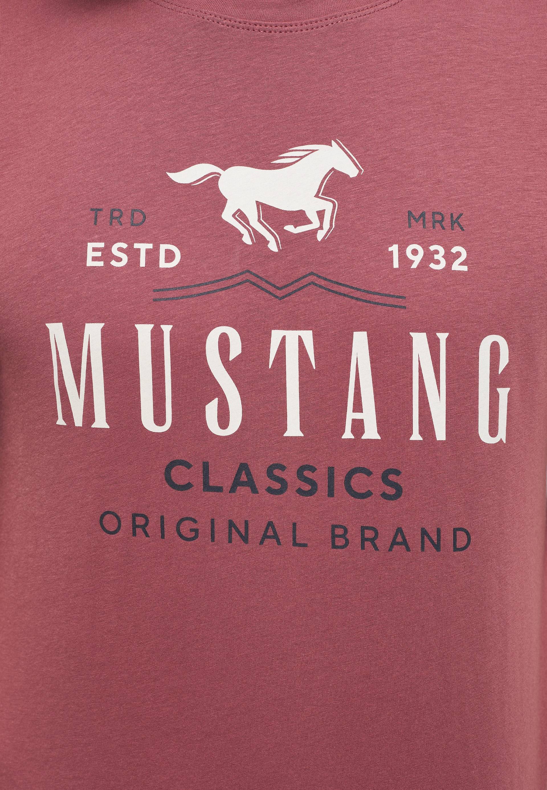 MUSTANG Kurzarmshirt »Print-Shirt« von mustang