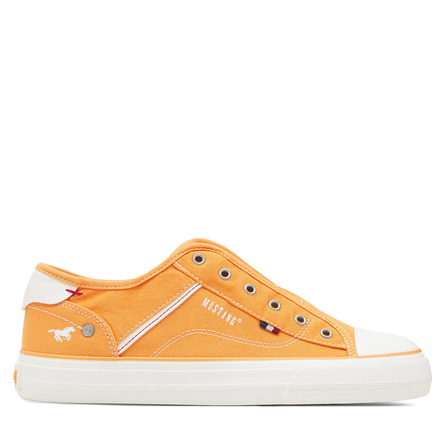 Sneakers aus Stoff Mustang 1272-402-61 Orange von mustang