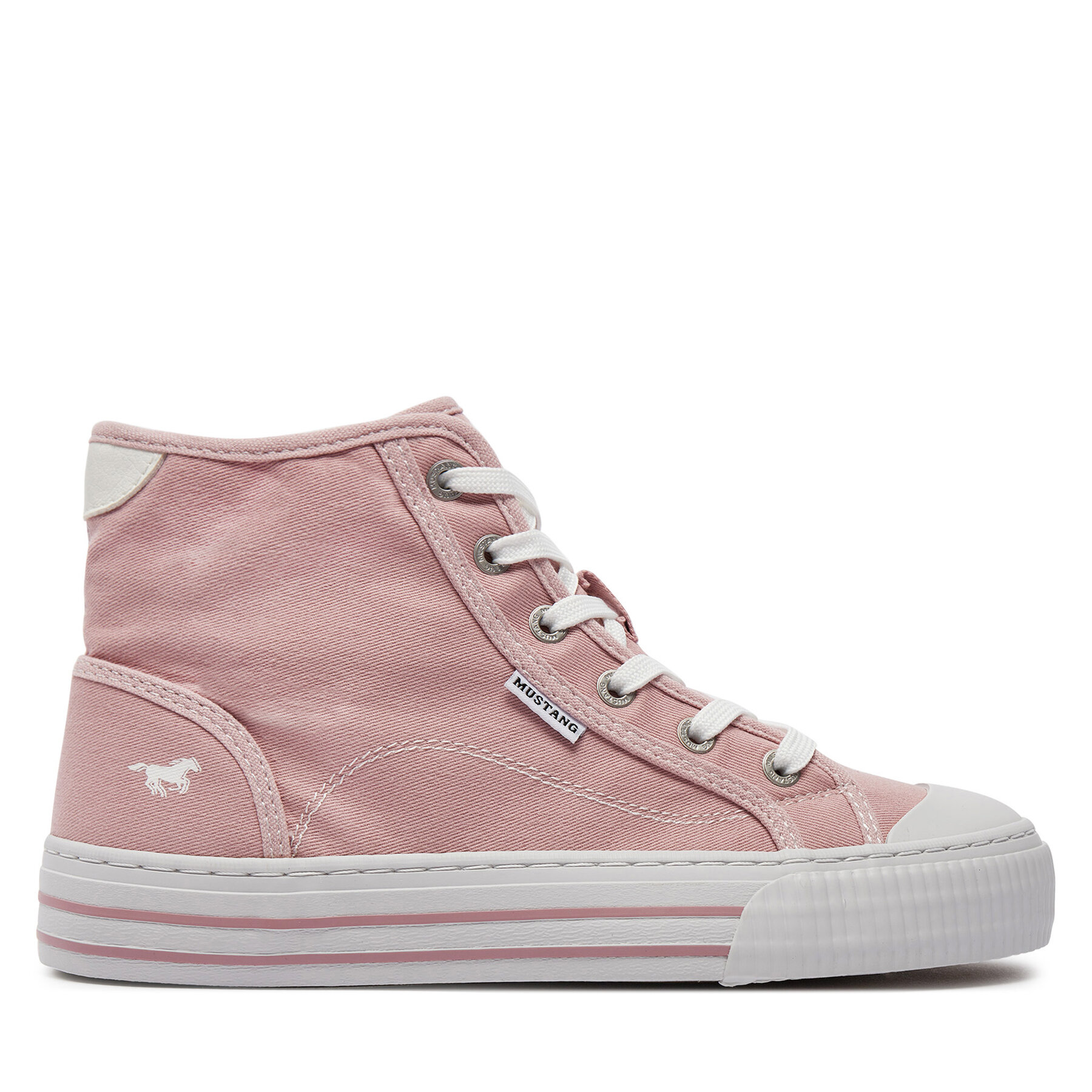 Sneakers aus Stoff Mustang 1420504 Rose 555 von mustang