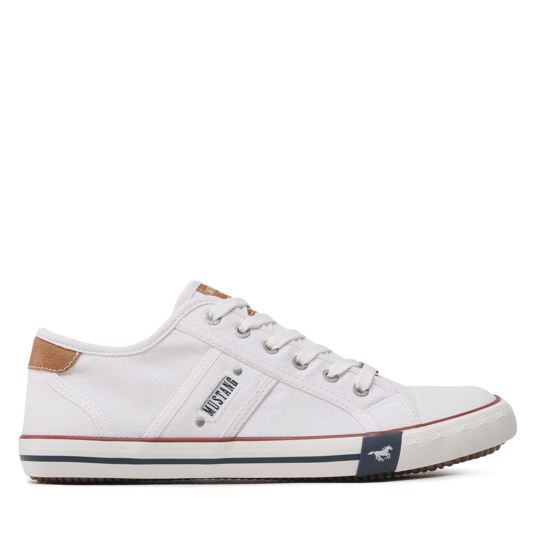 Sneakers aus Stoff Mustang 4058-310-1 Weiss von mustang