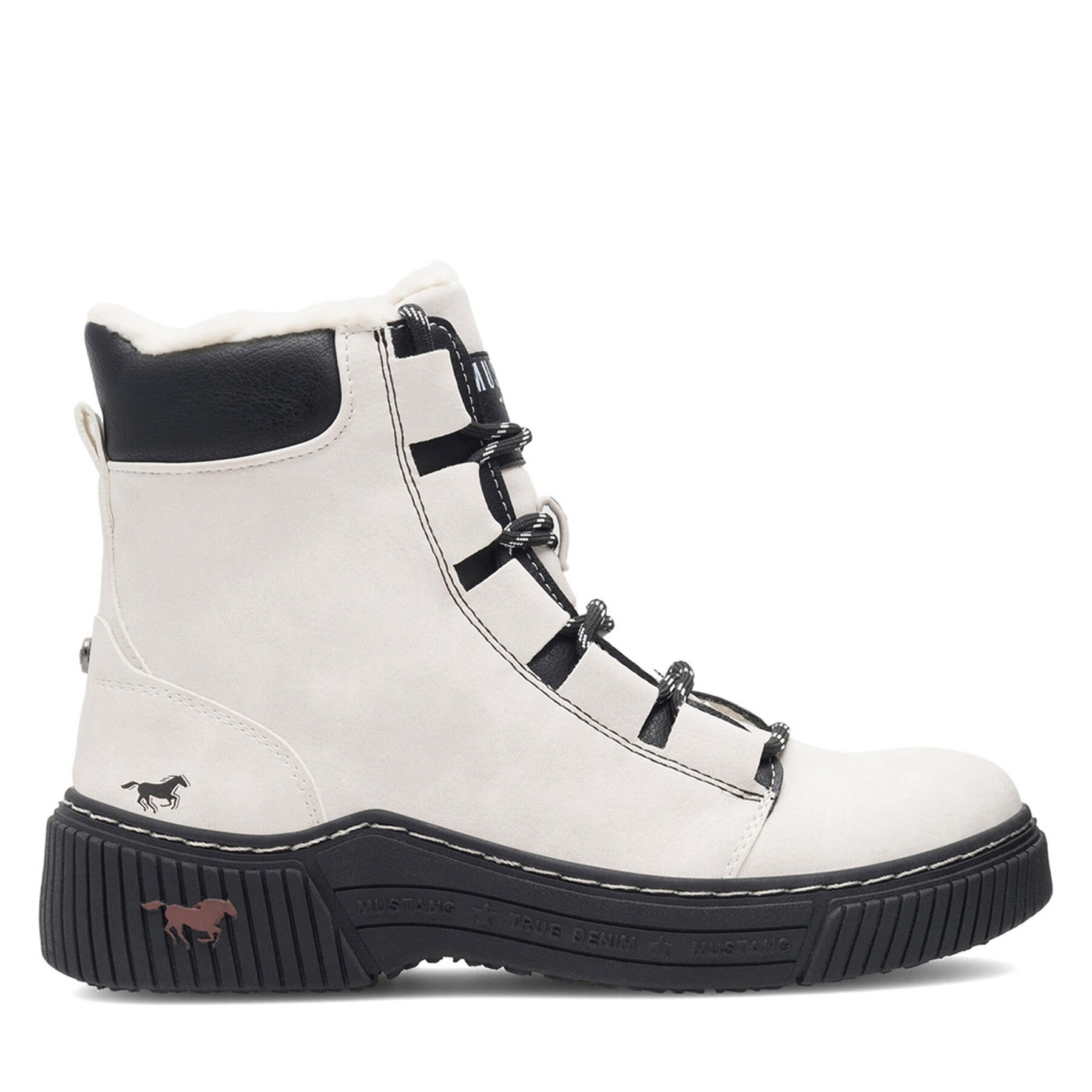Stiefeletten Mustang 1436-605 Weiß Stiefeletten Mustang 1436-605 Weiß von mustang