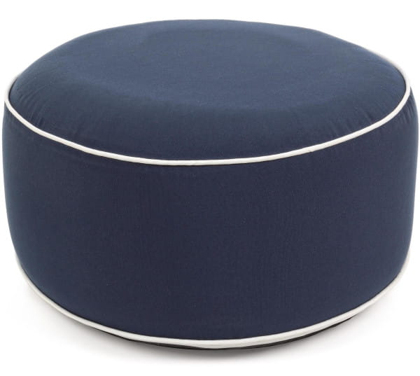 Garten Pouf Hocker Rihanna blau von mutoni lifestyle