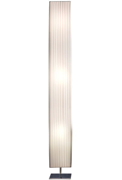 Stehlampe 160cm eckig weiss chrom von mutoni casual