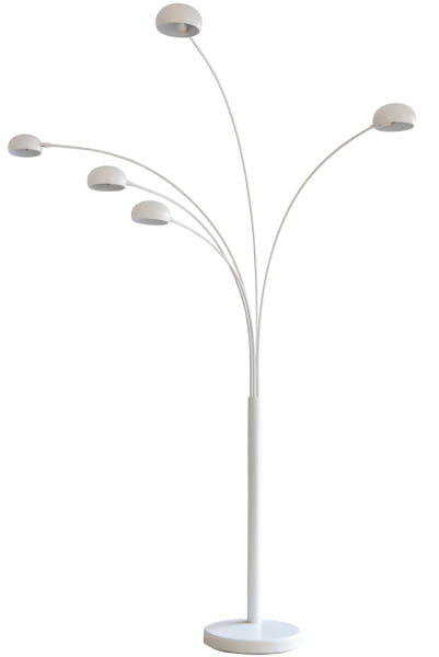 Stehlampe Five Fingers 220cm weiss von mutoni casual