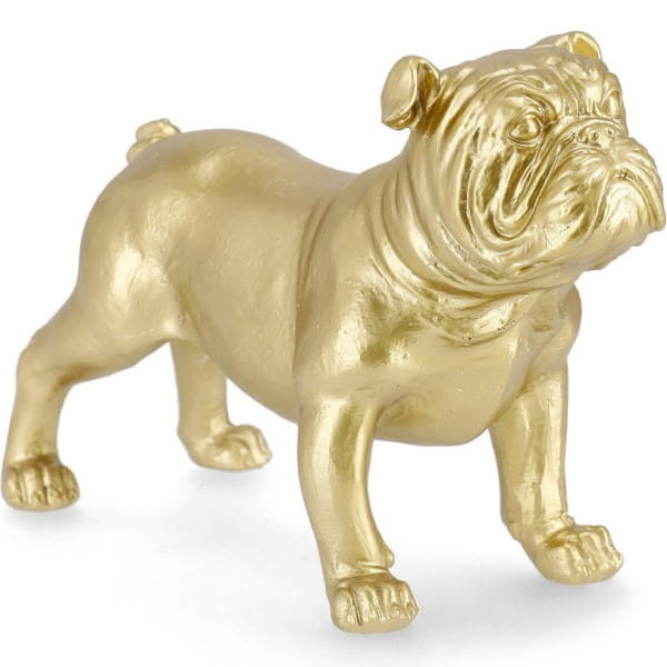 Deko Statue Olympus Bulldogge gold von mutoni lifestyle