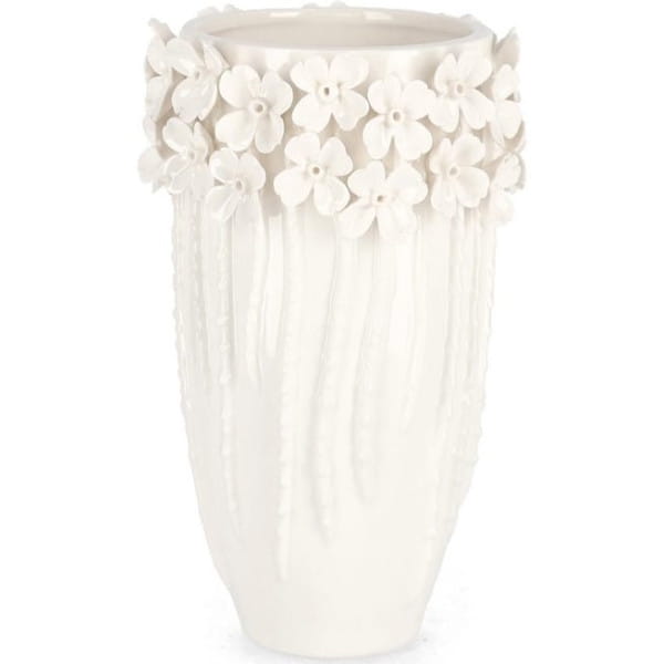 Deko Vase Treasure weiss 22 von mutoni lifestyle