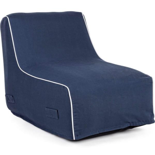 Garten Chaiselongue Rihanna aufblasbar blau von mutoni lifestyle