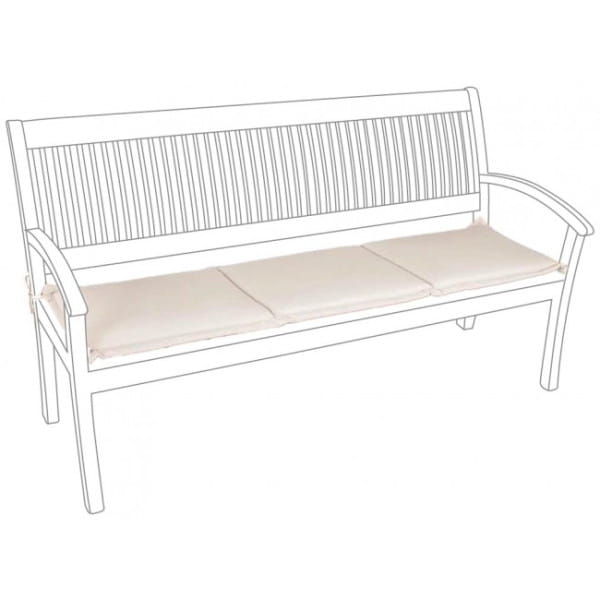 Gartenkissen Naturale Bank 3-Sitzer Spun 156x47 von mutoni lifestyle