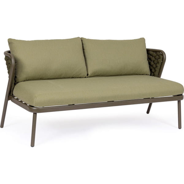 Gartensofa Harlow 2-Sitzer olive von mutoni lifestyle