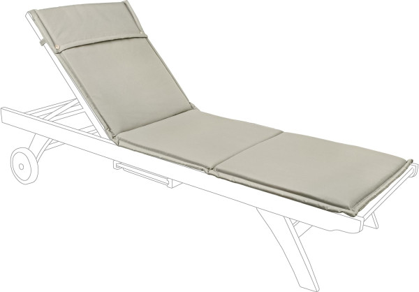 Kissen für Gartenliege beige von mutoni lifestyle